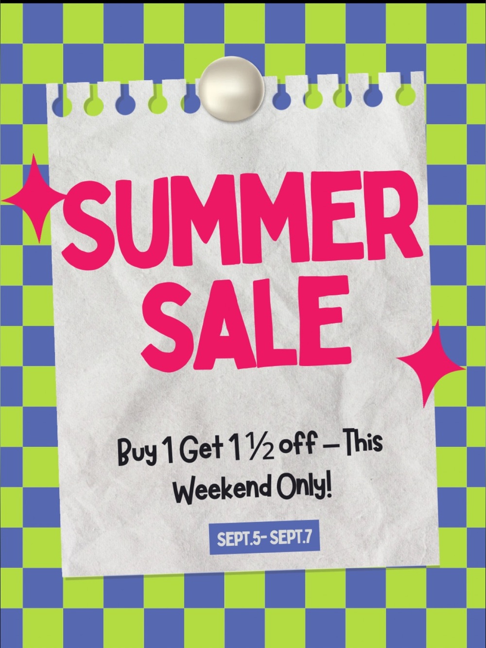 Summer Clothes Sale- BOGO 1/2 off!